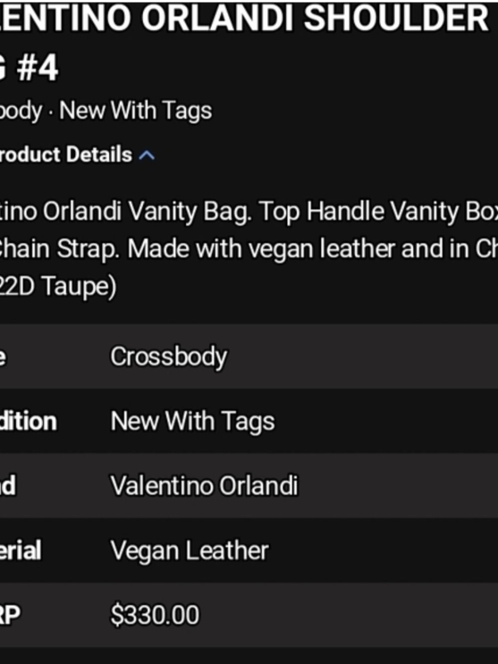 Valentino Orlandi Quilted Mini Top-Handle Bag in Brown with Gold Hardware - Picture 3 of 4